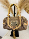 LOEWE Bowling en Piel Granulada con Placa Anagram